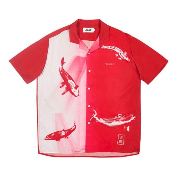 PALACE Fishy Shirt Multi Short Sleeve Unisex Red P15SHT029