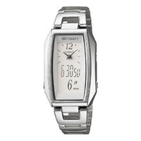 CASIO Waterproof SHEEN Stainless Steel Strap White Digital SHN-6000D-7ADR