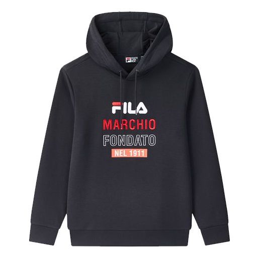 FILA Windproof Hooded Sweatshirt Blue F51M048206F-NV