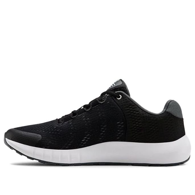 (GS) Under Armour Micro G Pursuit 'Black White' 3022092-001