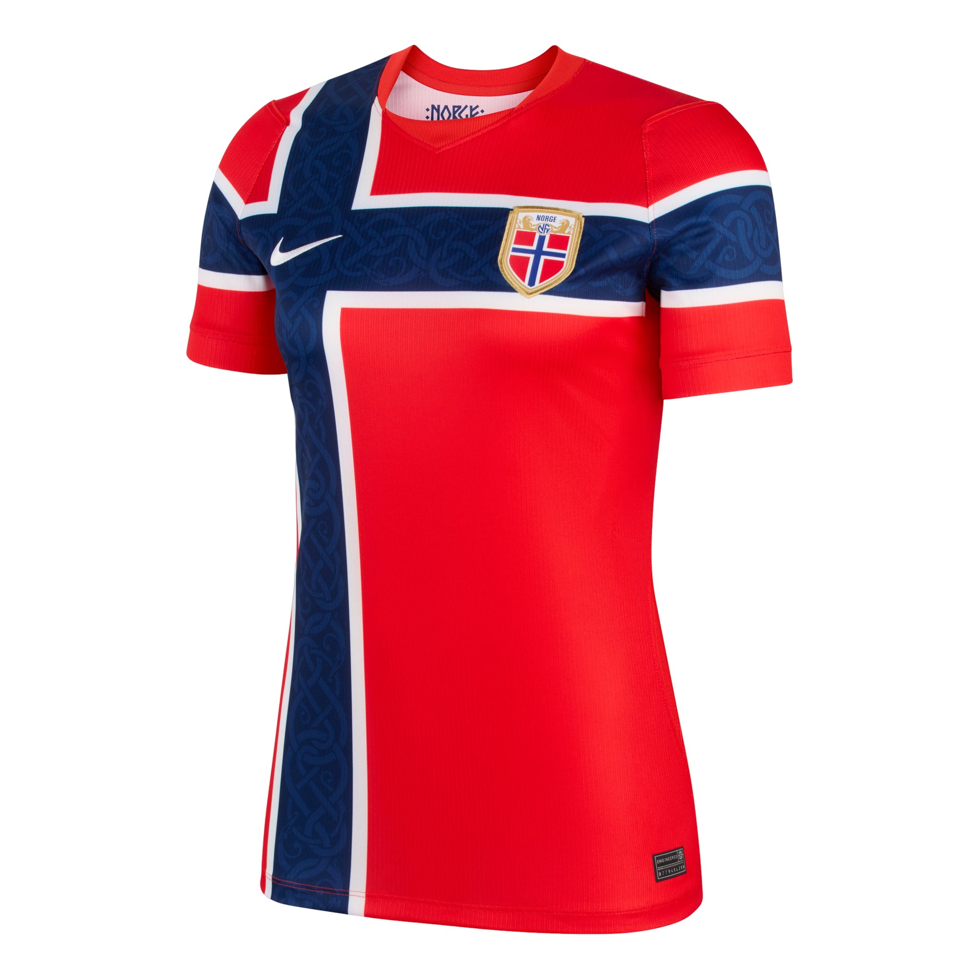 (WMNS) Nike Norway 2026 Stadium Home Dri-FIT Replica Jersey 'Chile Red White' IB4561-673