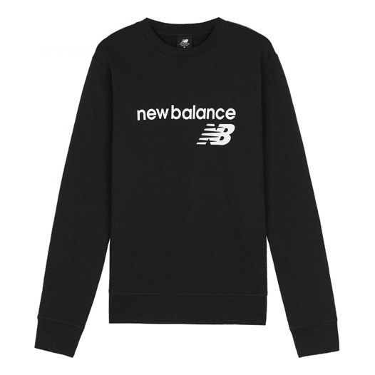 (WMNS) New Balance Classic Core Fleece Crew Asia Sizing 'Black' WT03811-BK