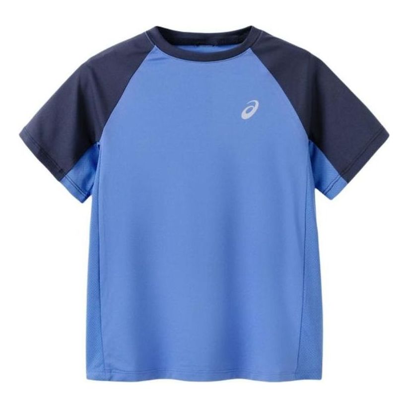(GS) ASICS Sportswear T-shirt 'Blue Navy' 332241173083