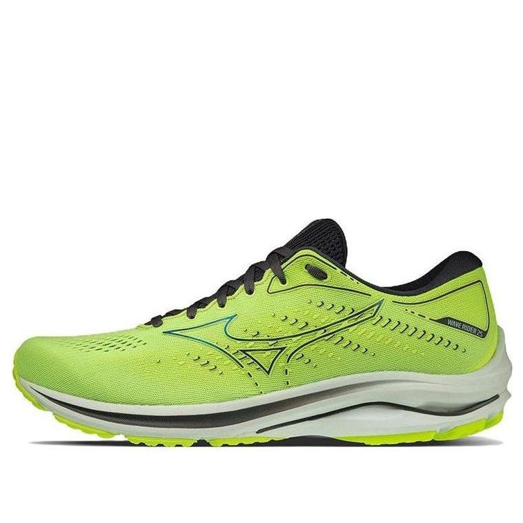 Mizuno Wave Rider 25 Wide 'Lime Black' J1GC210415
