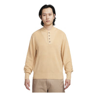 Nike Long-Sleeve Military Henley Sweater 'Beige' FN3119-252