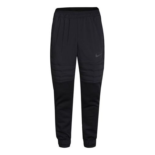Nike Training Sports Fleece Lined Bundle Feet Long Pants Black CZ7756-010