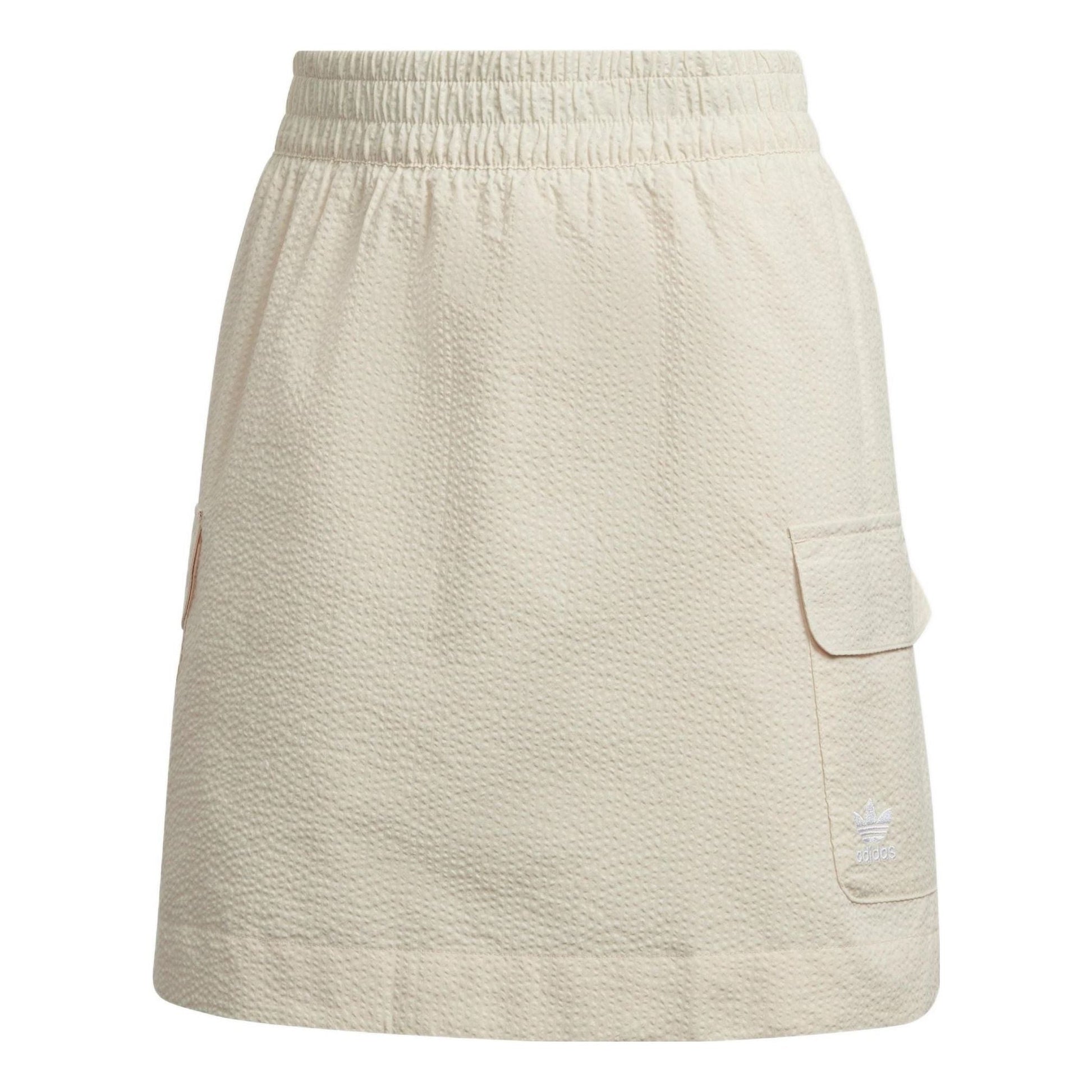 (WMNS) adidas Adicolor Classics Poplin Skirt Asia Sizing 'White' HL9303