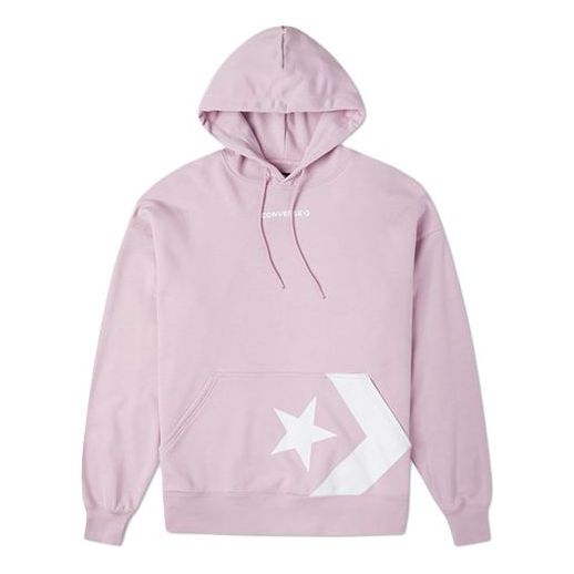 (WMNS) Converse Star Chevron Pocket Hoodie Asia Sizing 'Pink' 10023083-A02
