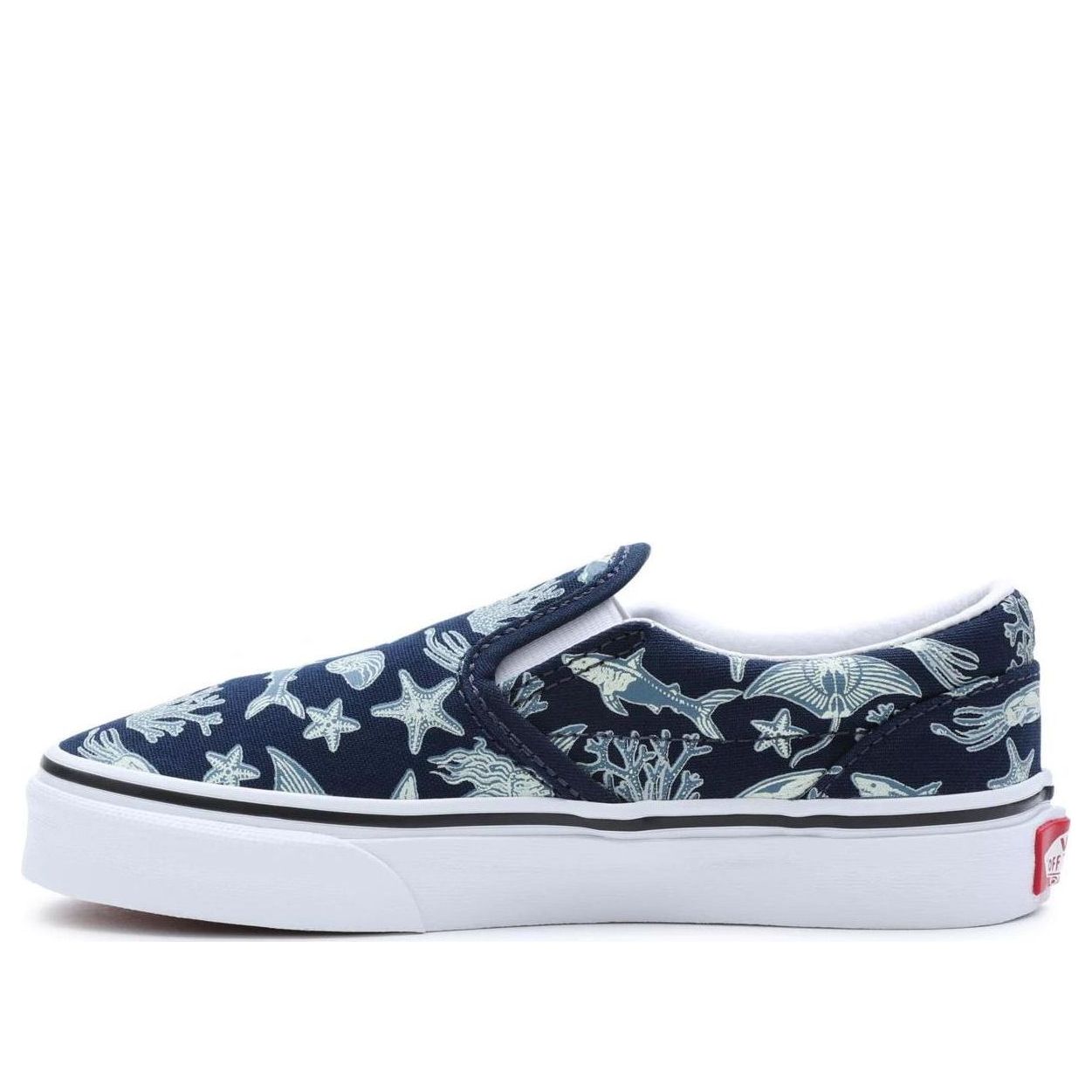 (PS) Vans Classic Slip-On Glow Xray Ocean Shoes 'Navy Blue' VN0005WWBER