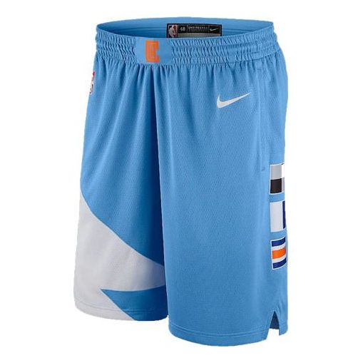 Nike NBA City limited City Edition SW Fan Edition Los Angeles Clippers Basketball Shorts Blue AJ1255-462