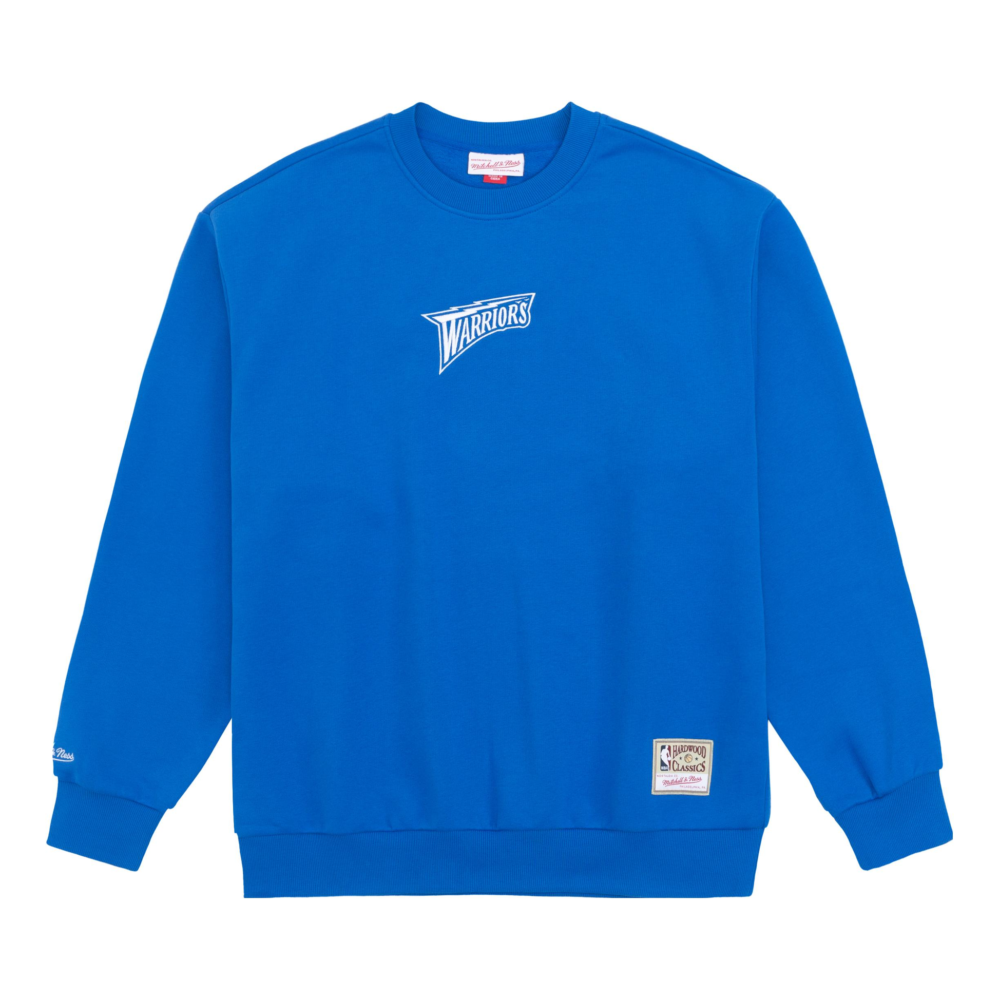 Mitchell & Ness x NBA Golden State Warriors Sweatshirt 'Blue' MNJYFWHD230920010