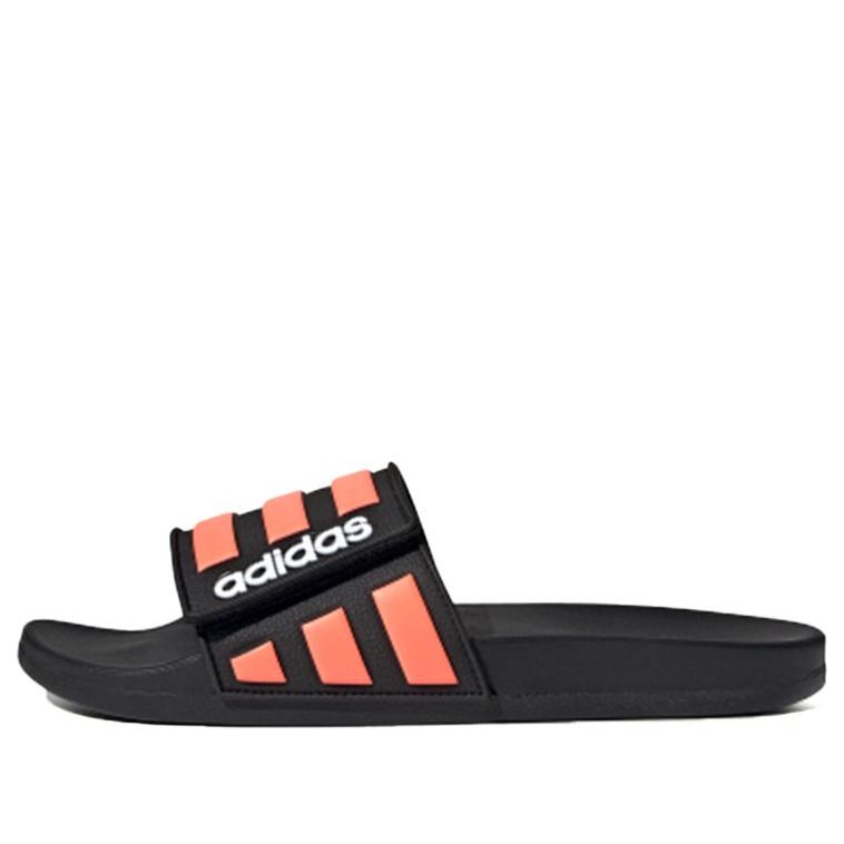 adidas neo Adilette Comfort Adj 'Black Pink' EH2848