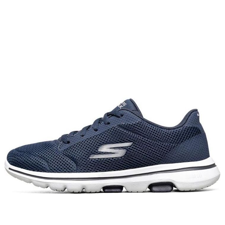 (WMNS) Skechers Go Walk 5 Running Shoes Blue/White 15902-NVW