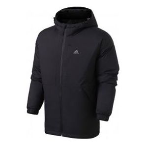 adidas Linear Hoodie Outdoor Down Jacket Black DM1934