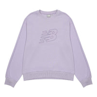 (WMNS) New Balance Logo Sweatshirt Asia Sizing 'Purple' 5CC39752-DV