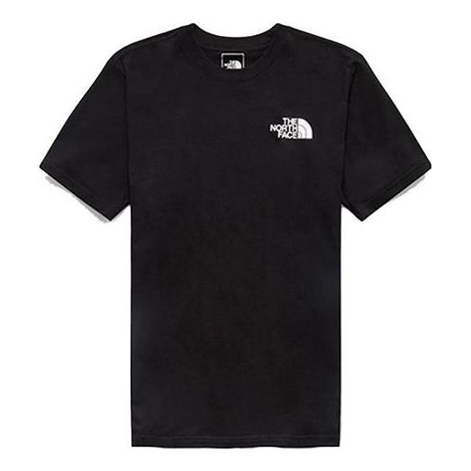THE NORTH FACE Red Box T-Shirt Classic Back Large Logo Short Sleeve Couple Style Black NF0A471AJK3