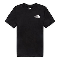THE NORTH FACE Red Box T-Shirt Classic Back Large Logo Short Sleeve Couple Style Black NF0A471AJK3