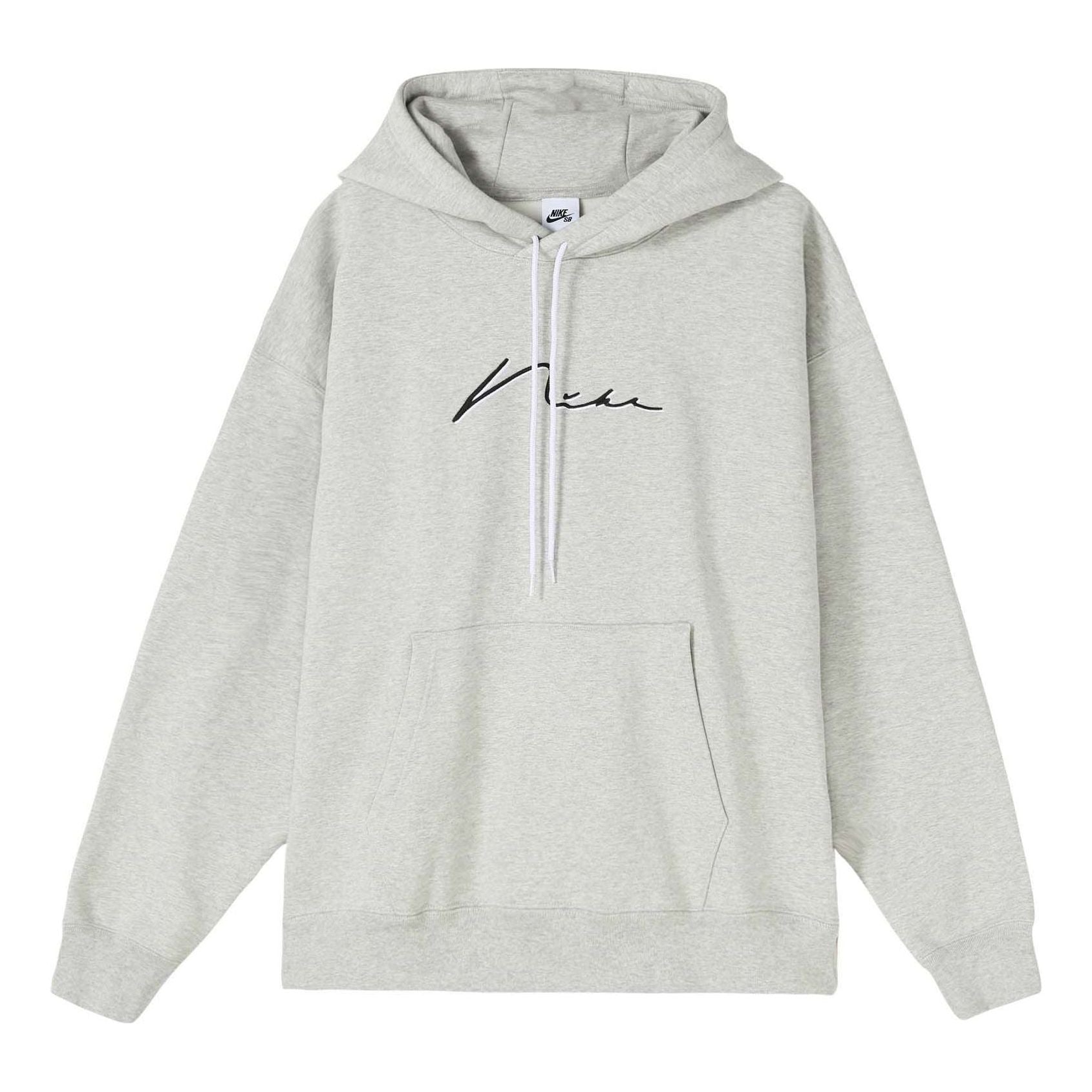 Nike Alphabet Hoodie Men's Grey DQ7317-050