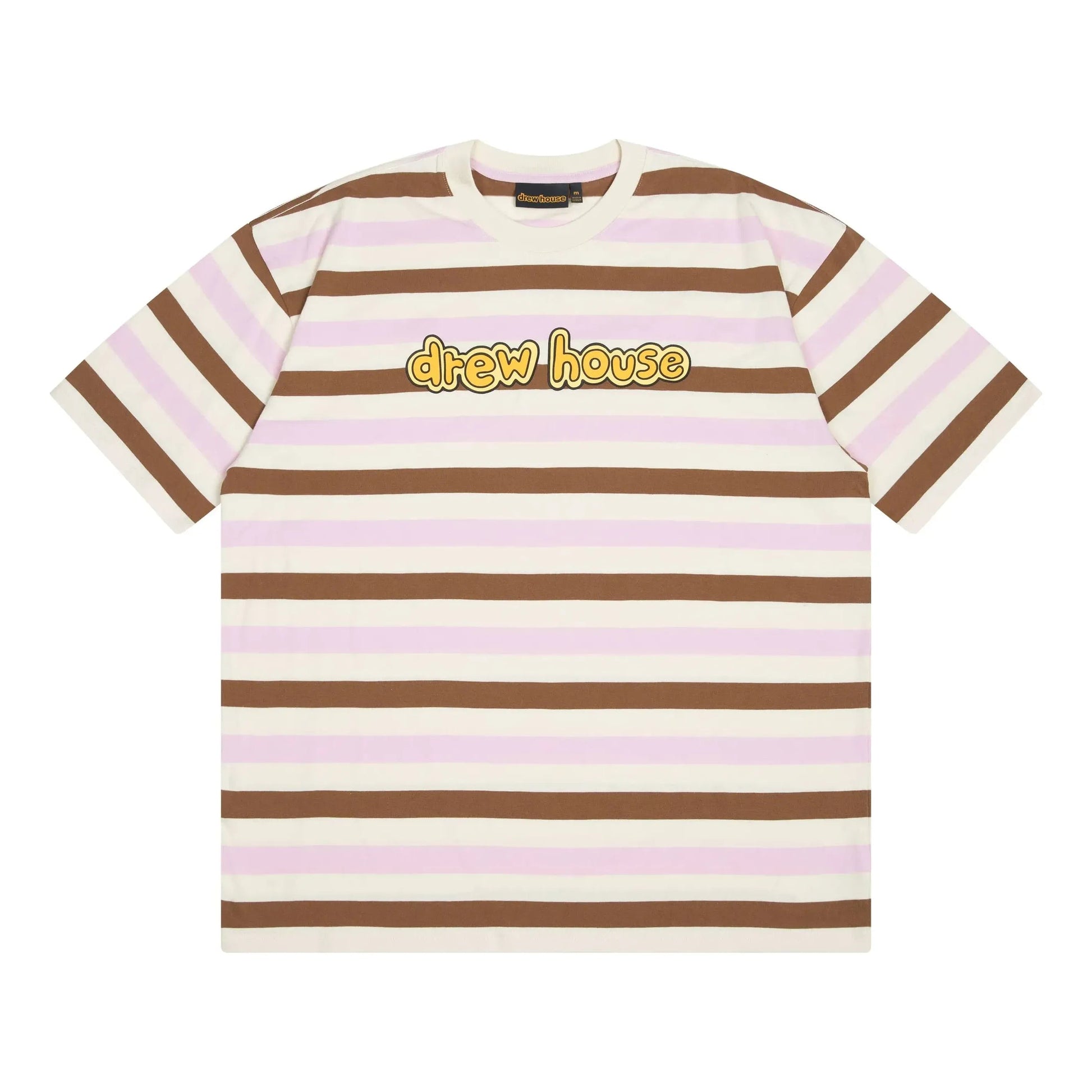 Drew House Cartoon Font T-shirt 'Neapolitan Stripe' DR-SS22-458