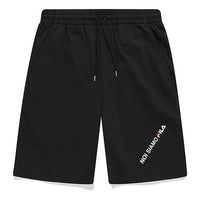 FILA FUSION Knit Loose Sports Shorts Black T61M021604A-BK