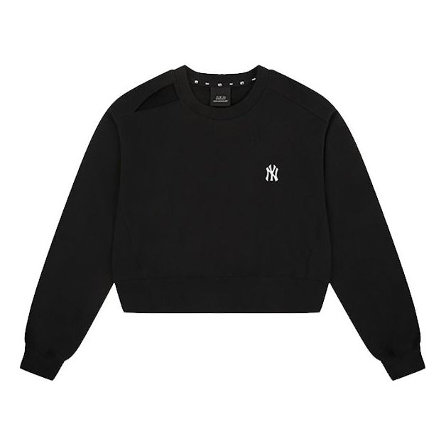 MLB Short Athleisure Casual Sports Long Sleeves Black 31MTW2011-50L