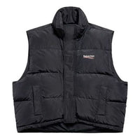 Balenciaga Political Campaign Cocoon Puffer Vest 'Black' 762769TYD361000