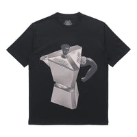 PALACE Nein Tea Black Metallic Coffee Pattern Short Sleeve Unisex P20TS245
