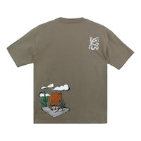 Converse Desert Graphic Tee Asia Sizing 'Brownish Green' 10024871-A03