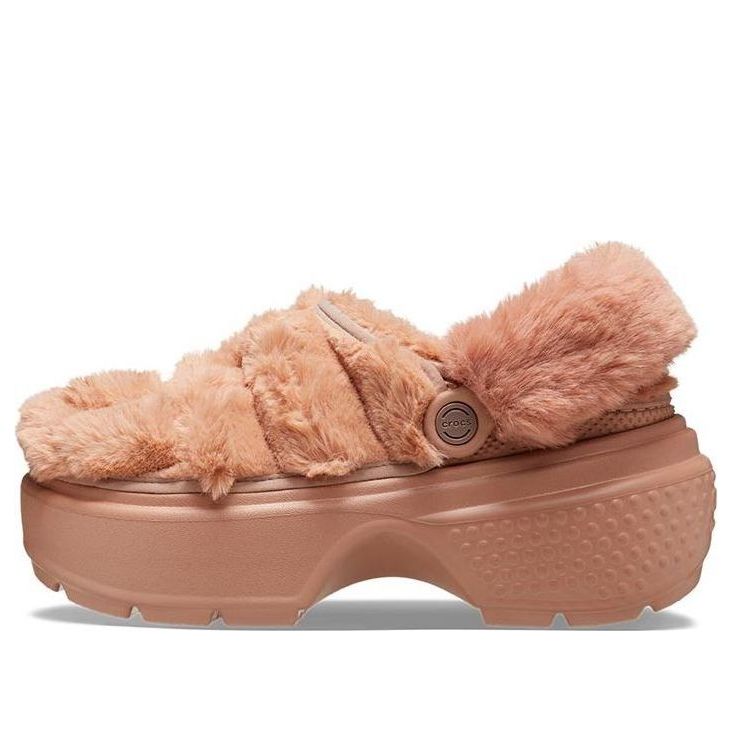 (WMNS) Crocs Stomp Quilted Clog 'Orange' 208938-2CC