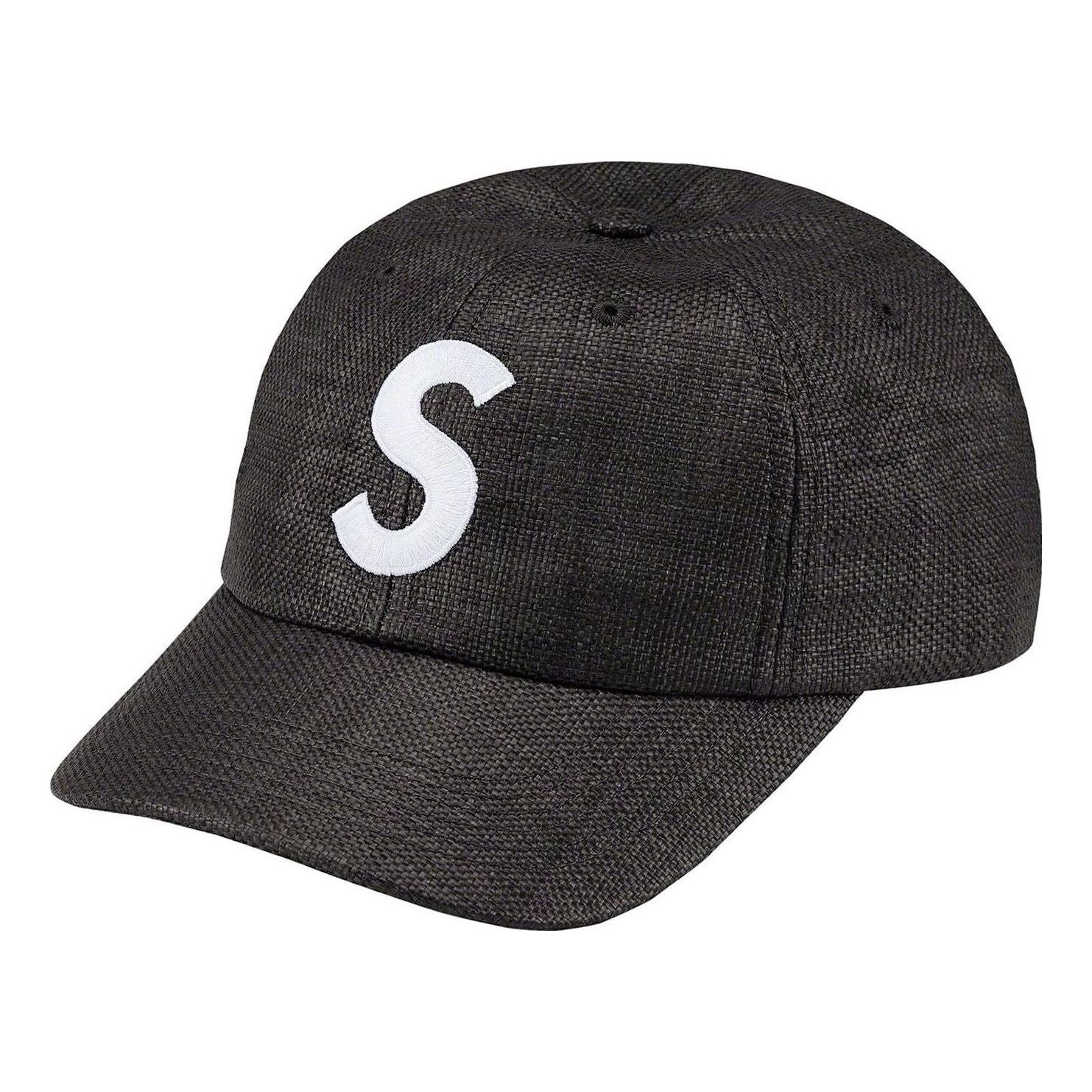 Supreme Raffia S Logo 6-Panel 'Black White' SUP-SS22-785