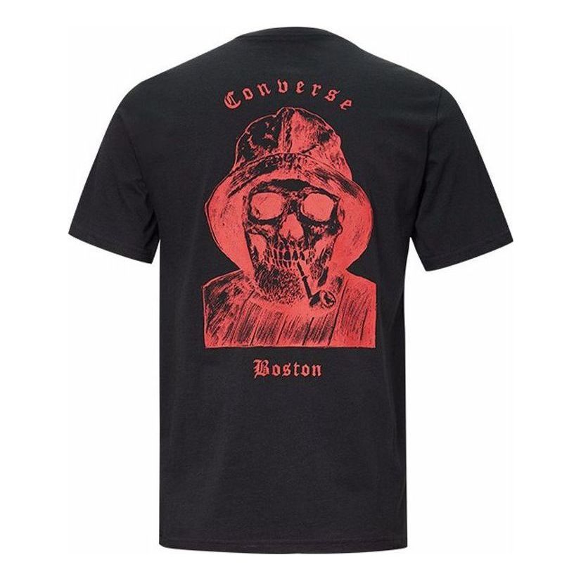 Converse Skull Art T-Shirt Asia Sizing 'Black' 10018380-A03