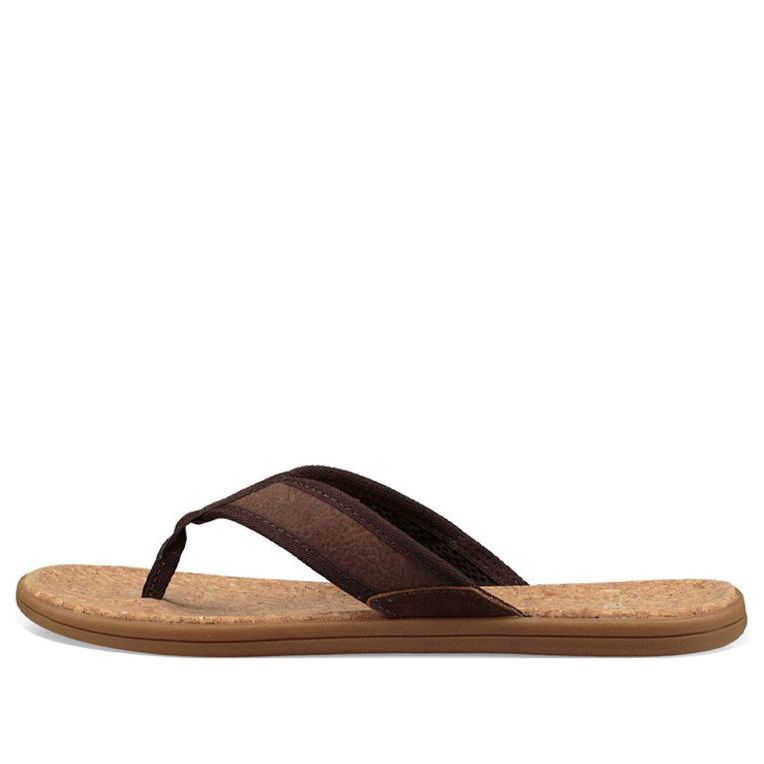 UGG Seaside Flip Minimalistic Cozy Flat Heel Sandals Brown 1020073-CHE