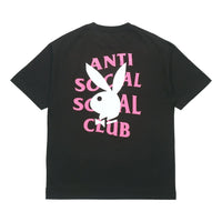 ANTI SOCIAL SOCIAL CLUB x PLAYBOY Unisex Logo Tee Black ASST281
