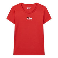 (WMNS) FILA Basic Short Sleeve Red T-Shirt F61W028108F-RD