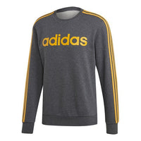 adidas Casual Round Neck Pullover Long Sleeves Gray EI4903