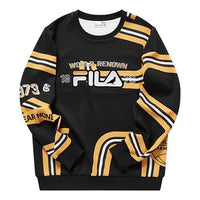 FILA FUSION x STAPLE Crossover Round Neck Pullover Black T11M932223F-BK