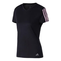 (WMNS) adidas Running Sports Short Sleeve Black DX2021