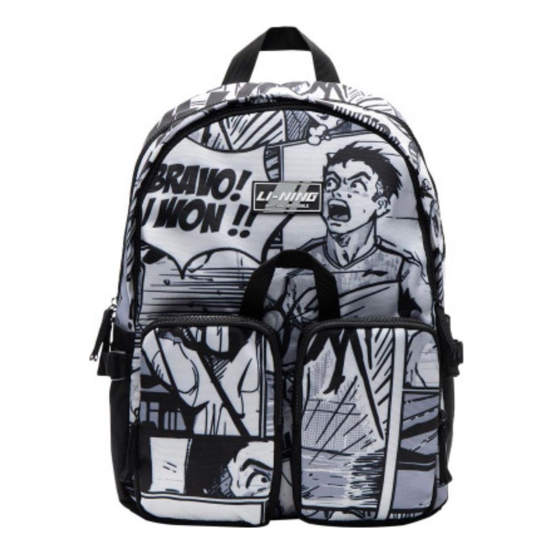 Li-Ning Comic Graphic Backpack 'Black' ABSS253-1