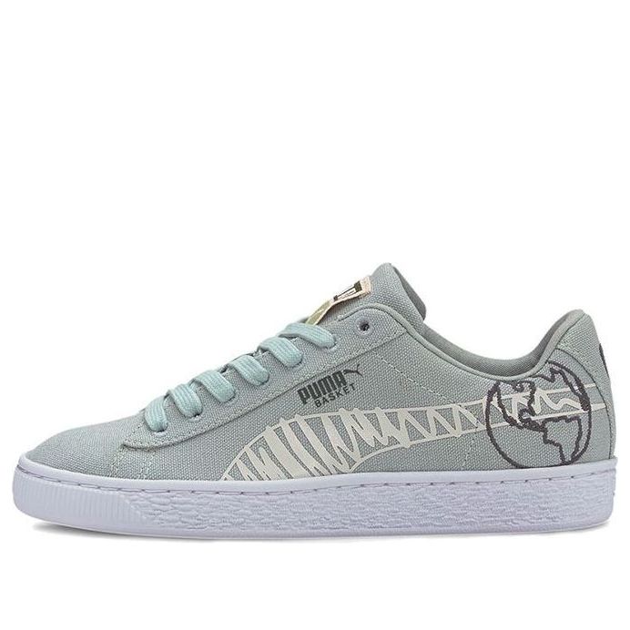 (GS) PUMA Basket Canvas Winter 'Time 4 Change - Aqua Grey' 374300-03