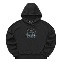 (WMNS) Skechers Casual Graphic Hoodie 'Black' L421W134