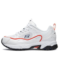 Skechers Stamina Running Shoes White/Red/Black 666096-WOR