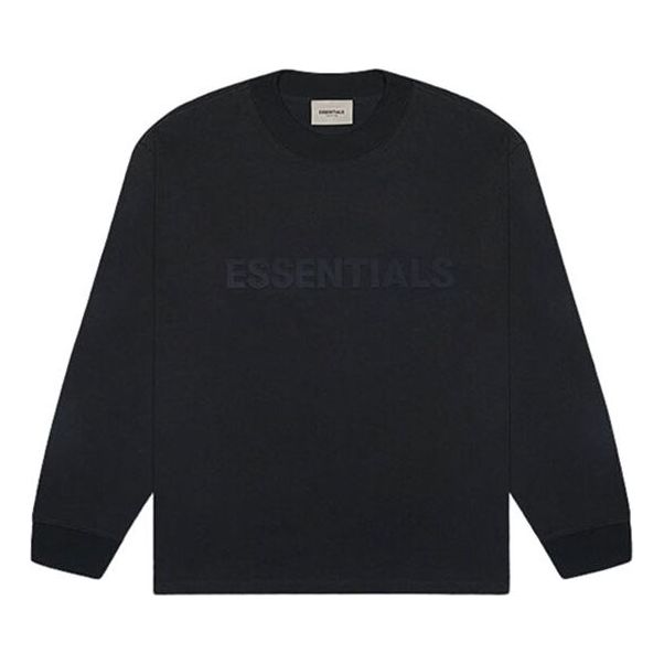 Fear of God Essentials SS20 Boxy Black Logo Tee FOG-SS20-294
