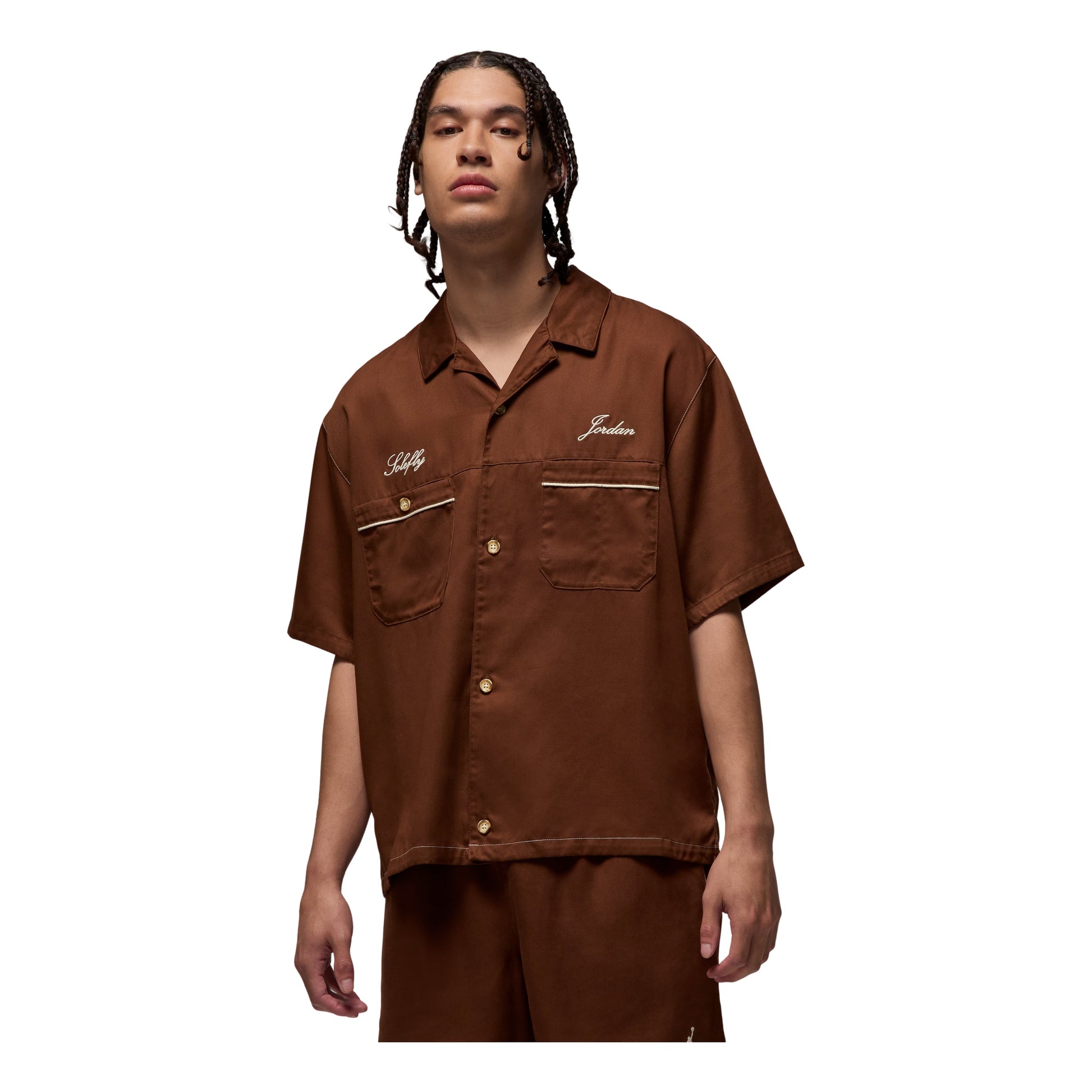 Air Jordan x SoleFly Barista Shirt 'Baroque Brown' HM5039-259