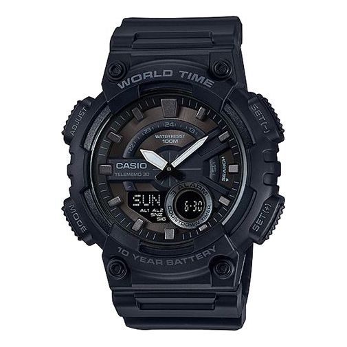 Casio Small Warrior Analog-Digital Watch 'Black' AEQ-110W-1BVDF