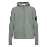 STONE ISLAND Zip Hoody Jacket 'Green' 7915509A3-V0055