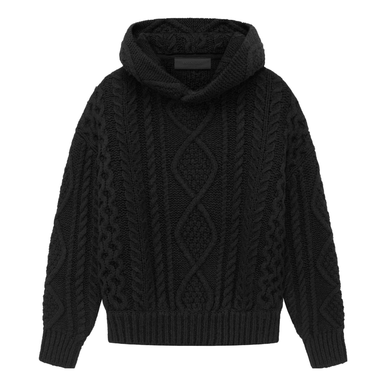 (GS) Fear of God Essentials SS23 Knit Hoodie 'Black' 785SP232340K