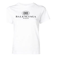 Balenciaga BB Alphabet Short Sleeve White 556110TYK239000