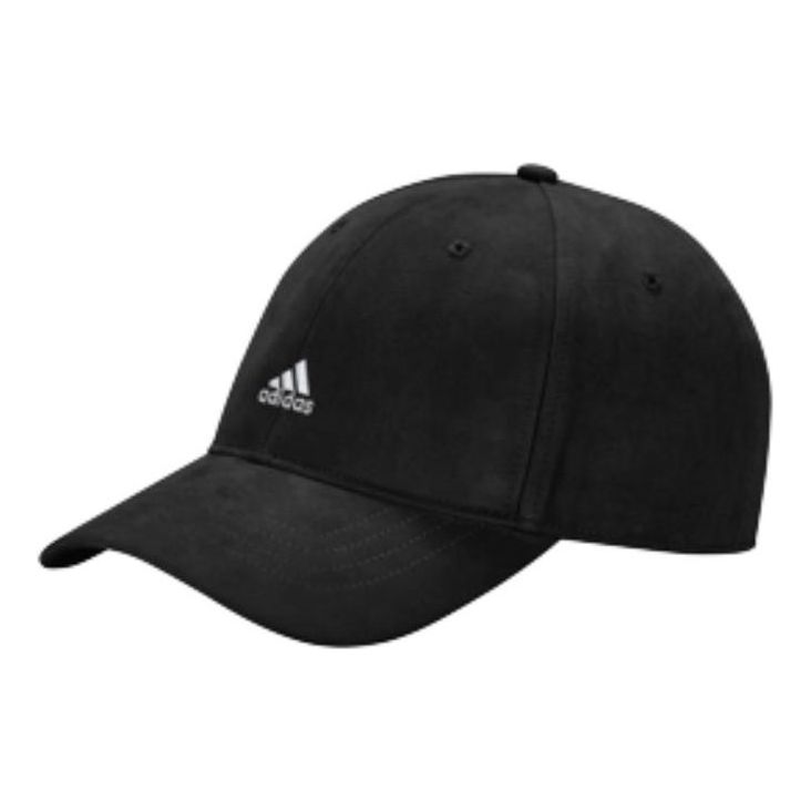 adidas Small Logo Suede Cap 'Black' HC6243