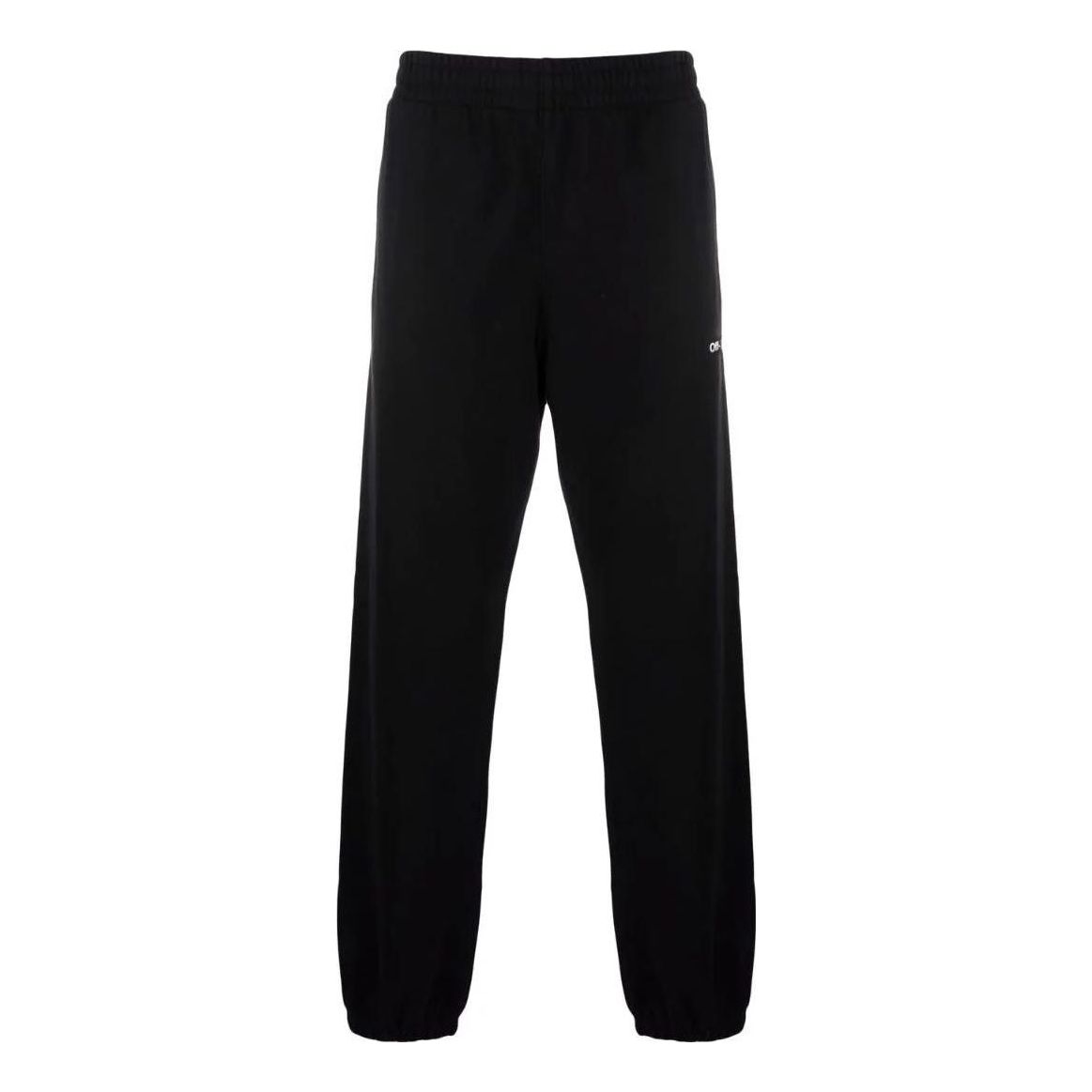 Men's Off-White SS22 Solid Color Logo Printing Casual Sports Pants/Trousers/Joggers Version Black OMCH029S22FLE01810011001