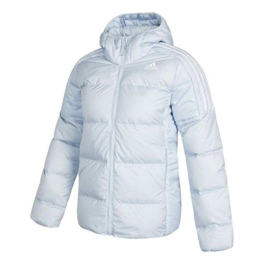 (WMNS) adidas Essentials Midweight Down Jacket Asia Sizing 'Blue' GT9166